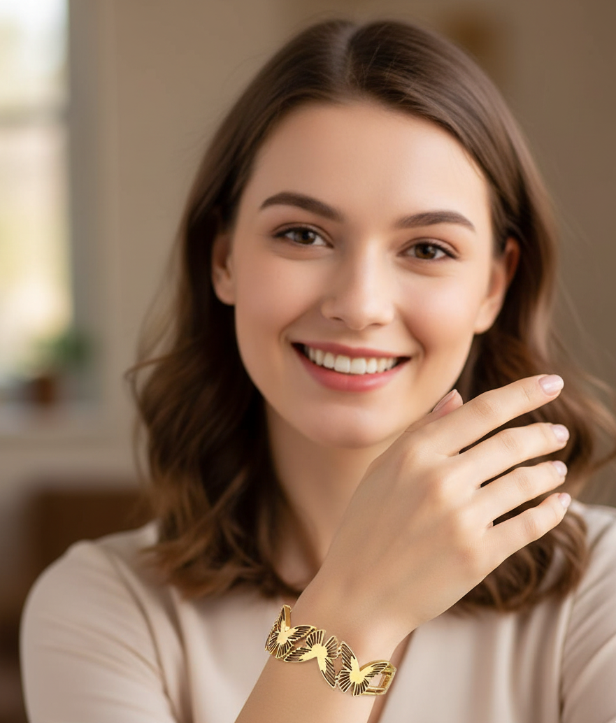 Golden Flight Bangle