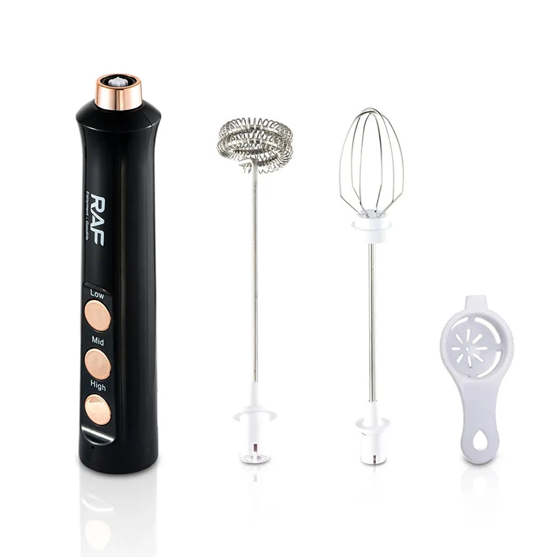 RAF - 3-in-1 Electric (Egg Whisk, Milk Frother &amp; Stirrer)