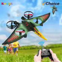 Dinosaur Aircraft Glider Toy Foam Crash Control Plane Model Fixed Wing Flyer Pterosaur RC Flying Toys for Boys Kids Gift