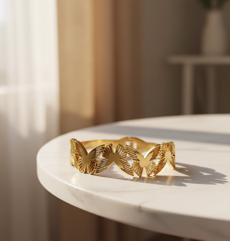 Golden Flight Bangle